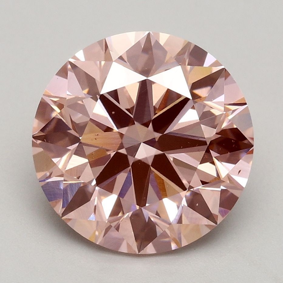 Loose Diamond - ROUND 2.63ct Fancy Intense Pink VS1: Loose Diamond - ROUND 2.63ct Fancy Intense Pink VS1 Source: This is a real non-mined Diamond that has been grown in a lab Shape: ROUND Carats: 2.63 Color: Fancy Intense Pink Certification: IGI Video:
