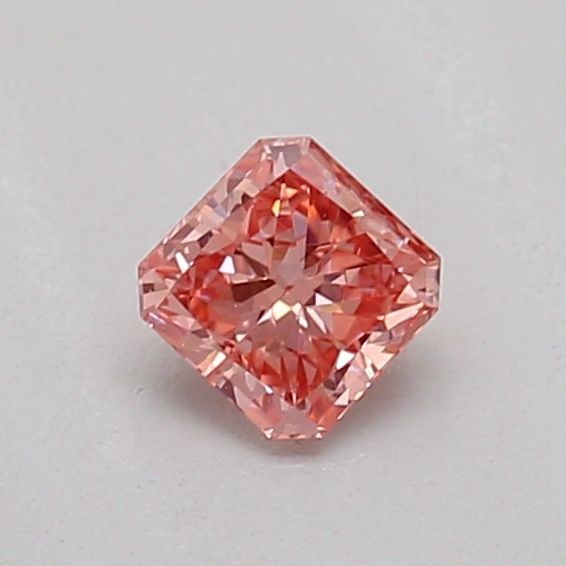 Loose Diamond - SQUARE RADIANT 0.2ct Fancy Vivid Pink VS2: Loose Diamond - SQUARE RADIANT 0.2ct Fancy Vivid Pink VS2 Source: This is a real non-mined Diamond that has been grown in a lab Shape: SQUARE RADIANT Carats: 0.2 Color: Fancy Vivid Pink Certification:
