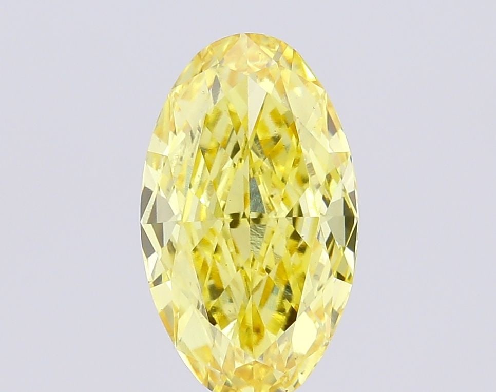 Loose Diamond - OVAL 4.26ct Fancy Vivid Yellow VS1: Loose Diamond - OVAL 4.26ct Fancy Vivid Yellow VS1 Source: This is a real non-mined Diamond that has been grown in a lab Shape: OVAL Carats: 4.26 Color: Fancy Vivid Yellow Certification: IGI Video: