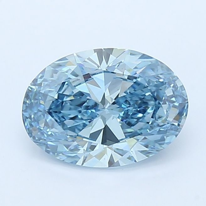 Loose Diamond - OVAL 2.0ct Fancy Vivid Blue VS1: Loose Diamond - OVAL 2.0ct Fancy Vivid Blue VS1 Source: This is a real non-mined Diamond that has been grown in a lab Shape: OVAL Carats: 2.0 Color: Fancy Vivid Blue Certification: IGI Video: