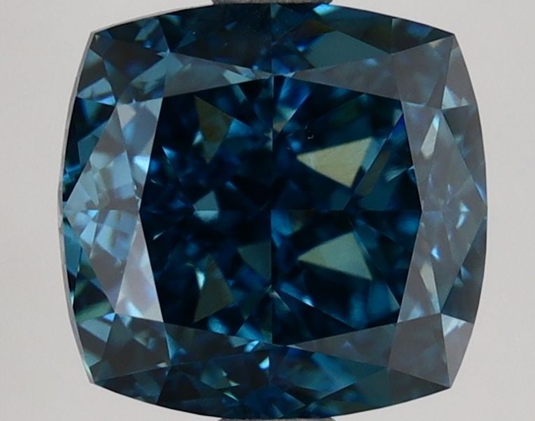 Loose Diamond - CUSHION MODIFIED 2.73ct Fancy Vivid Blue VVS2: Loose Diamond - CUSHION MODIFIED 2.73ct Fancy Vivid Blue VVS2 Source: This is a real non-mined Diamond that has been grown in a lab Shape: CUSHION MODIFIED Carats: 2.73 Color: Fancy Vivid Blue Certifi