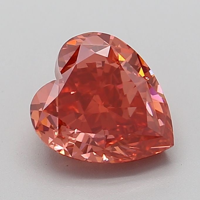Loose Diamond - HEART 3.06ct Fancy Vivid Pink VS1: Loose Diamond - HEART 3.06ct Fancy Vivid Pink VS1 Source: This is a real non-mined Diamond that has been grown in a lab Shape: HEART Carats: 3.06 Color: Fancy Vivid Pink Certification: IGI Video: