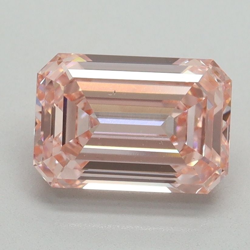 Loose Diamond - EMERALD 2.05ct Fancy Vivid Pink VS1: Loose Diamond - EMERALD 2.05ct Fancy Vivid Pink VS1 Source: This is a real non-mined Diamond that has been grown in a lab Shape: EMERALD Carats: 2.05 Color: Fancy Vivid Pink Certification: IGI Video: