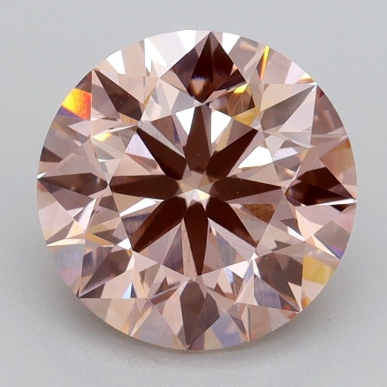 Ideal Loose Diamond - ROUND 2.7ct Fancy Intense Pink VS1: Ideal Loose Diamond - ROUND 2.7ct Fancy Intense Pink VS1 Source: This is a real non-mined Diamond that has been grown in a lab Shape: ROUND Carats: 2.7 Color: Fancy Intense Pink Certification: IGI Vid