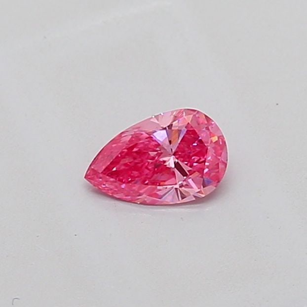 Loose Diamond - PEAR 0.28ct Fancy Vivid Pink VS1: Loose Diamond - PEAR 0.28ct Fancy Vivid Pink VS1 Source: This is a real non-mined Diamond that has been grown in a lab Shape: PEAR Carats: 0.28 Color: Fancy Vivid Pink Certification: IGI Video: