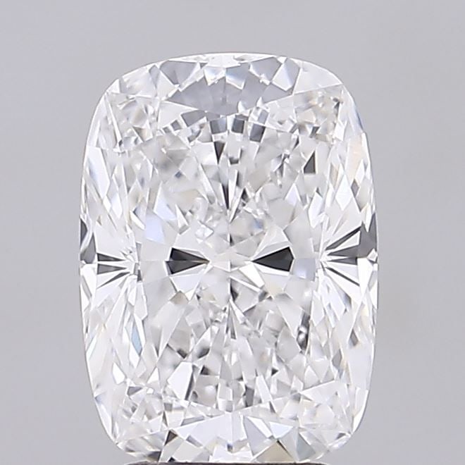 Loose Diamond - CUSHION MODIFIED 2.65ct E VVS2: Loose Diamond - CUSHION MODIFIED 2.65ct E VVS2 Source: This is a real non-mined Diamond that has been grown in a lab Shape: CUSHION MODIFIED Carats: 2.65 Color: E Clarity: VVS2 Certification: IGI Vide