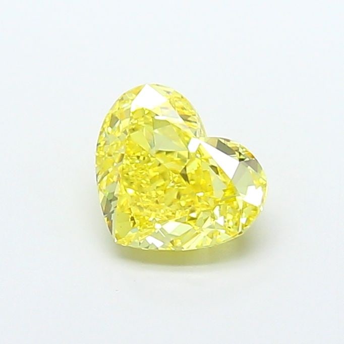 Loose Diamond - HEART 2.52ct Fancy Vivid Yellow VS1: Loose Diamond - HEART 2.52ct Fancy Vivid Yellow VS1 Source: This is a real non-mined Diamond that has been grown in a lab Shape: HEART Carats: 2.52 Color: Fancy Vivid Yellow Certification: IGI Video: