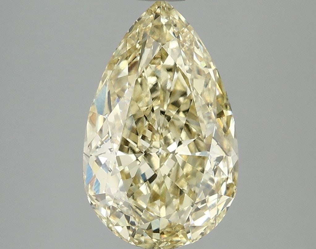 Loose Diamond - PEAR 3.07ct Fancy Vivid Yellow VS1: Loose Diamond - PEAR 3.07ct Fancy Vivid Yellow VS1 Source: This is a real non-mined Diamond that has been grown in a lab Shape: PEAR Carats: 3.07 Color: Fancy Vivid Yellow Certification: IGI Video:
