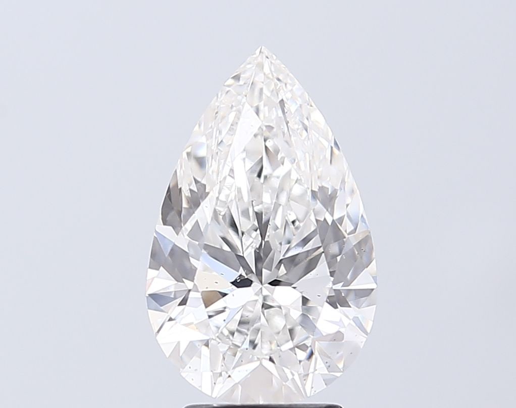 Loose Diamond - PEAR 3.09ct E VS2: Loose Diamond - PEAR 3.09ct E VS2 Source: This is a real non-mined Diamond that has been grown in a lab Shape: PEAR Carats: 3.09 Color: E Clarity: VS2 Certification: IGI Video: