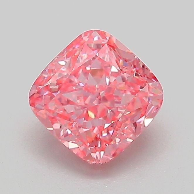 Loose Diamond - CUSHION MODIFIED 1.04ct Fancy Vivid Pink VS1: Loose Diamond - CUSHION MODIFIED 1.04ct Fancy Vivid Pink VS1 Source: This is a real non-mined Diamond that has been grown in a lab Shape: CUSHION MODIFIED Carats: 1.04 Color: Fancy Vivid Pink Certific