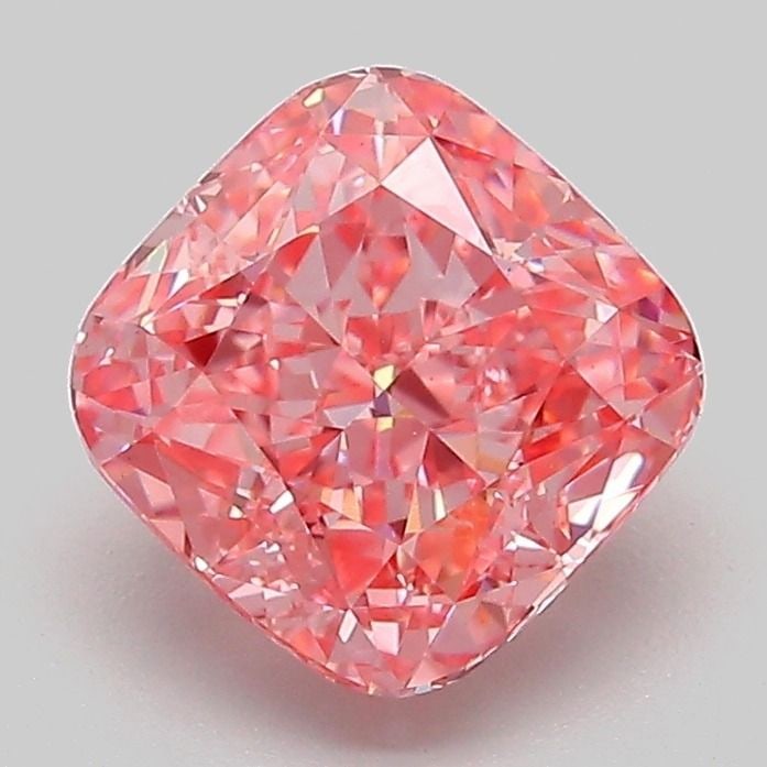 Loose Diamond - CUSHION MODIFIED 2.08ct Fancy Vivid Pink VS1: Loose Diamond - CUSHION MODIFIED 2.08ct Fancy Vivid Pink VS1 Source: This is a real non-mined Diamond that has been grown in a lab Shape: CUSHION MODIFIED Carats: 2.08 Color: Fancy Vivid Pink Certific