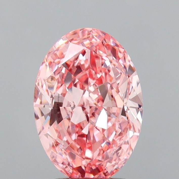 Loose Diamond - OVAL 2.0ct Fancy Vivid Pink VS1: Loose Diamond - OVAL 2.0ct Fancy Vivid Pink VS1 Source: This is a real non-mined Diamond that has been grown in a lab Shape: OVAL Carats: 2.0 Color: Fancy Vivid Pink Certification: IGI Video: