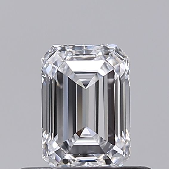 Loose Diamond - EMERALD 0.52ct D VS1: Loose Diamond - EMERALD 0.52ct D VS1 Source: This is a real non-mined Diamond that has been grown in a lab Shape: EMERALD Carats: 0.52 Color: D Clarity: VS1 Certification: NONE Video: