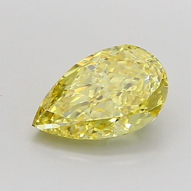 Loose Diamond - PEAR 1.09ct Fancy Intense Yellow VS2: Loose Diamond - PEAR 1.09ct Fancy Intense Yellow VS2 Source: This is a real non-mined Diamond that has been grown in a lab Shape: PEAR Carats: 1.09 Color: Fancy Intense Yellow Certification: IGI Video