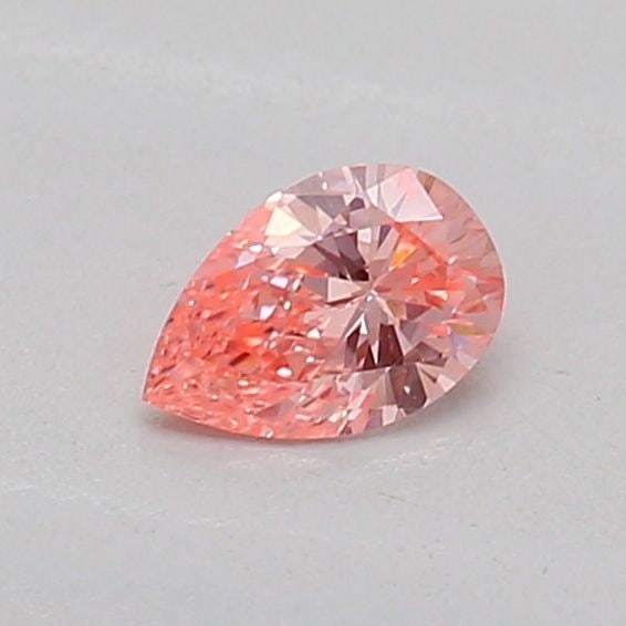 Loose Diamond - PEAR 0.15ct Fancy Vivid Pink VS1: Loose Diamond - PEAR 0.15ct Fancy Vivid Pink VS1 Source: This is a real non-mined Diamond that has been grown in a lab Shape: PEAR Carats: 0.15 Color: Fancy Vivid Pink Certification: IGI Video: