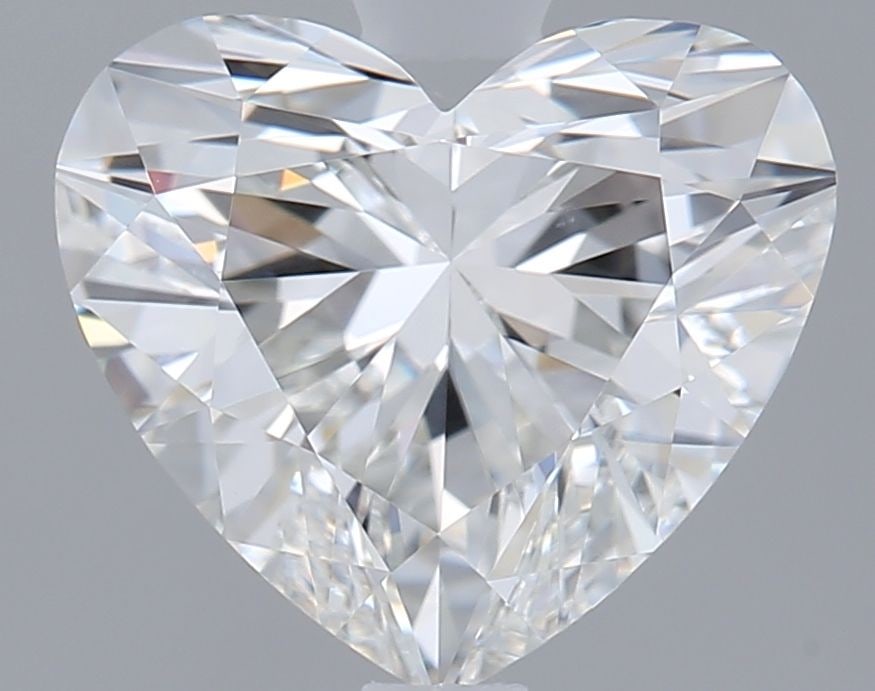 Loose Diamond - HEART 2.01ct E VVS2: Loose Diamond - HEART 2.01ct E VVS2 Source: This is a real non-mined Diamond that has been grown in a lab Shape: HEART Carats: 2.01 Color: E Clarity: VVS2 Certification: IGI Video: