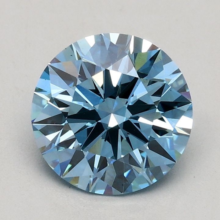 Loose Diamond - ROUND 0.96ct Fancy Intense Blue VS2: Loose Diamond - ROUND 0.96ct Fancy Intense Blue VS2 Source: This is a real non-mined Diamond that has been grown in a lab Shape: ROUND Carats: 0.96 Color: Fancy Intense Blue Certification: IGI Video: