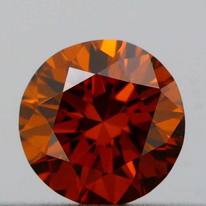 Ideal Loose Diamond - ROUND 0.19ct Fancy Deep Orange VS1: Ideal Loose Diamond - ROUND 0.19ct Fancy Deep Orange VS1 Source: This is a real non-mined Diamond that has been grown in a lab Shape: ROUND Carats: 0.19 Color: Fancy Deep Orange Certification: IGI Vid