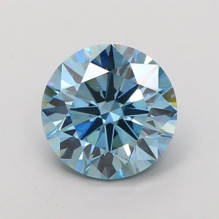 Loose Diamond - ROUND 2.2ct Fancy Vivid Blue VS2: Loose Diamond - ROUND 2.2ct Fancy Vivid Blue VS2 Source: This is a real non-mined Diamond that has been grown in a lab Shape: ROUND Carats: 2.2 Color: Fancy Vivid Blue Certification: IGI Video: