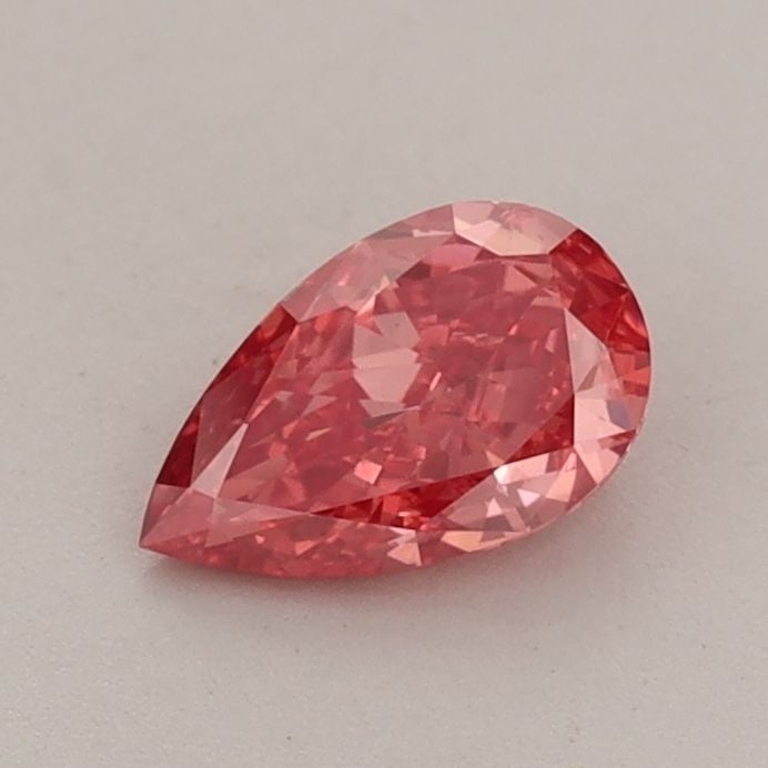 Loose Diamond - PEAR 0.55ct Fancy Vivid Red VS1: Loose Diamond - PEAR 0.55ct Fancy Vivid Red VS1 Source: This is a real non-mined Diamond that has been grown in a lab Shape: PEAR Carats: 0.55 Color: Fancy Vivid Red Certification: IGI Video: