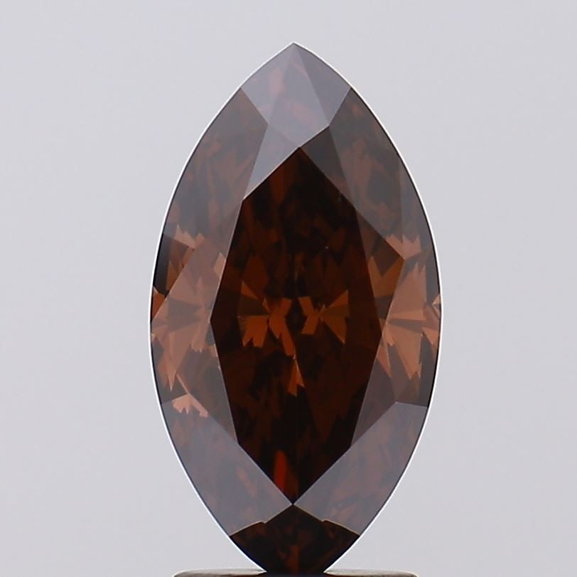 Loose Diamond - MARQUISE 2.62ct Fancy Brown VS1: Loose Diamond - MARQUISE 2.62ct Fancy Brown VS1 Source: This is a real non-mined Diamond that has been grown in a lab Shape: MARQUISE Carats: 2.62 Color: Fancy Brown Certification: IGI Video: Video