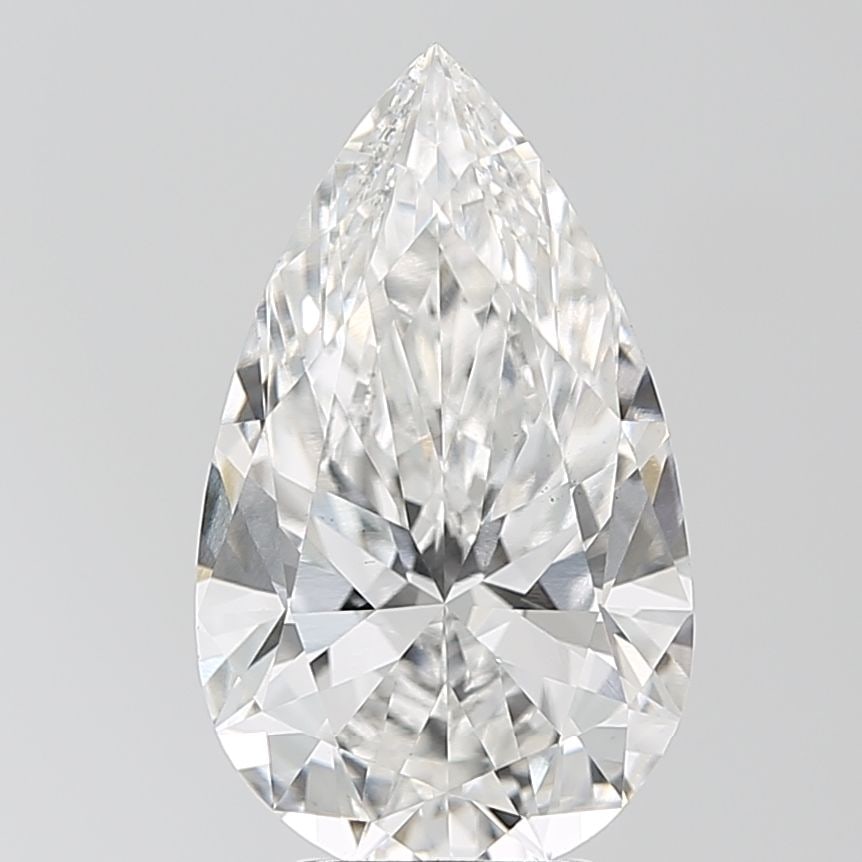 Loose Diamond - PEAR 4.03ct E VS2: Loose Diamond - PEAR 4.03ct E VS2 Source: This is a real non-mined Diamond that has been grown in a lab Shape: PEAR Carats: 4.03 Color: E Clarity: VS2 Certification: IGI Video: