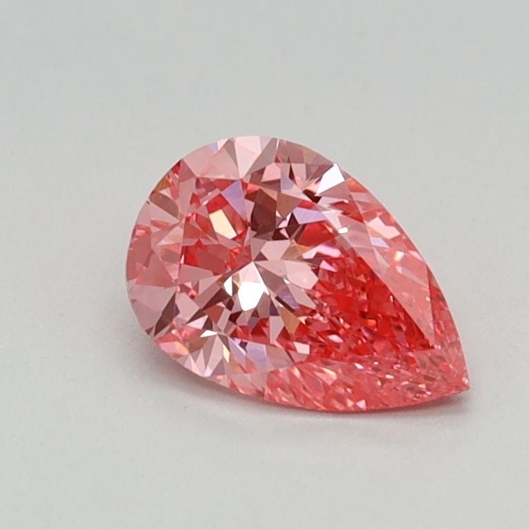 Loose Diamond - PEAR 0.5ct Fancy Vivid Pink VS1: Loose Diamond - PEAR 0.5ct Fancy Vivid Pink VS1 Source: This is a real non-mined Diamond that has been grown in a lab Shape: PEAR Carats: 0.5 Color: Fancy Vivid Pink Certification: IGI Video: