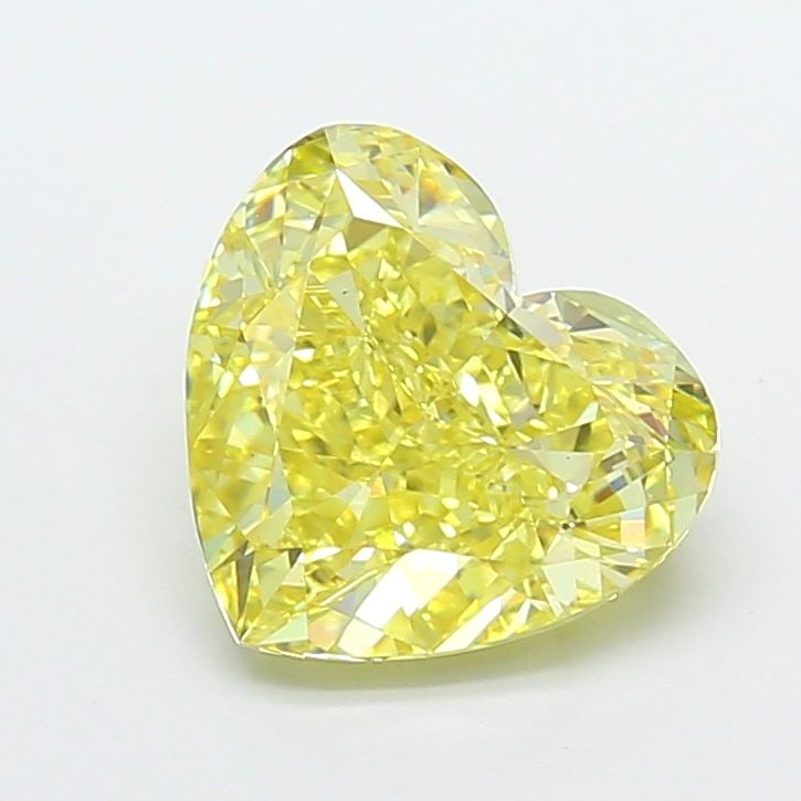 Loose Diamond - HEART 3.01ct Fancy Intense Yellow VS1: Loose Diamond - HEART 3.01ct Fancy Intense Yellow VS1 Source: This is a real non-mined Diamond that has been grown in a lab Shape: HEART Carats: 3.01 Color: Fancy Intense Yellow Certification: IGI Vid