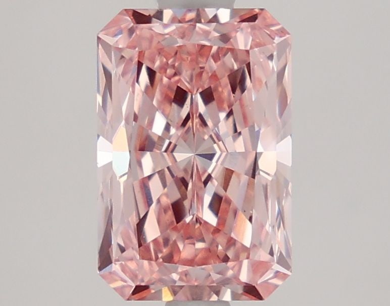 Loose Diamond - RADIANT 2.0ct Fancy Vivid Pink VS1: Loose Diamond - RADIANT 2.0ct Fancy Vivid Pink VS1 Source: This is a real non-mined Diamond that has been grown in a lab Shape: RADIANT Carats: 2.0 Color: Fancy Vivid Pink Certification: IGI Video:
