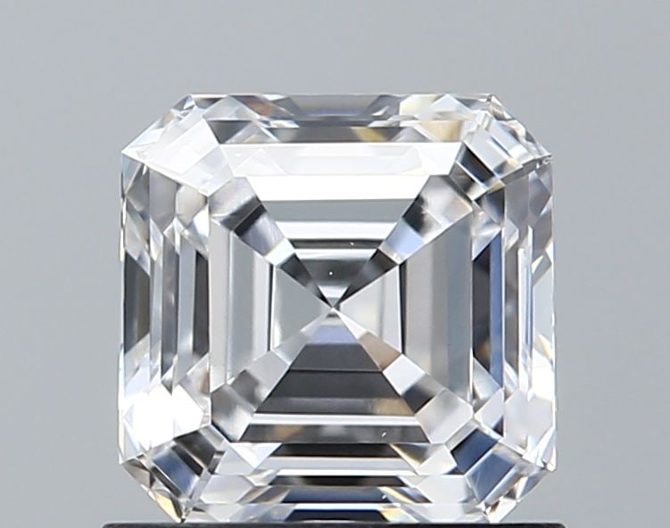 Loose Diamond - ASSCHER 0.99ct E VS1: Loose Diamond - ASSCHER 0.99ct E VS1 Source: This is a real non-mined Diamond that has been grown in a lab Shape: ASSCHER Carats: 0.99 Color: E Clarity: VS1 Certification: NONE Video: