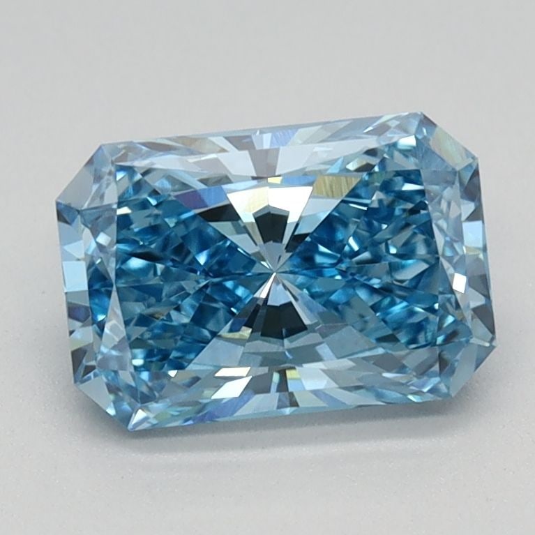 Loose Diamond - RADIANT 1.04ct Fancy Vivid Blue VS1: Loose Diamond - RADIANT 1.04ct Fancy Vivid Blue VS1 Source: This is a real non-mined Diamond that has been grown in a lab Shape: RADIANT Carats: 1.04 Color: Fancy Vivid Blue Certification: IGI Video: