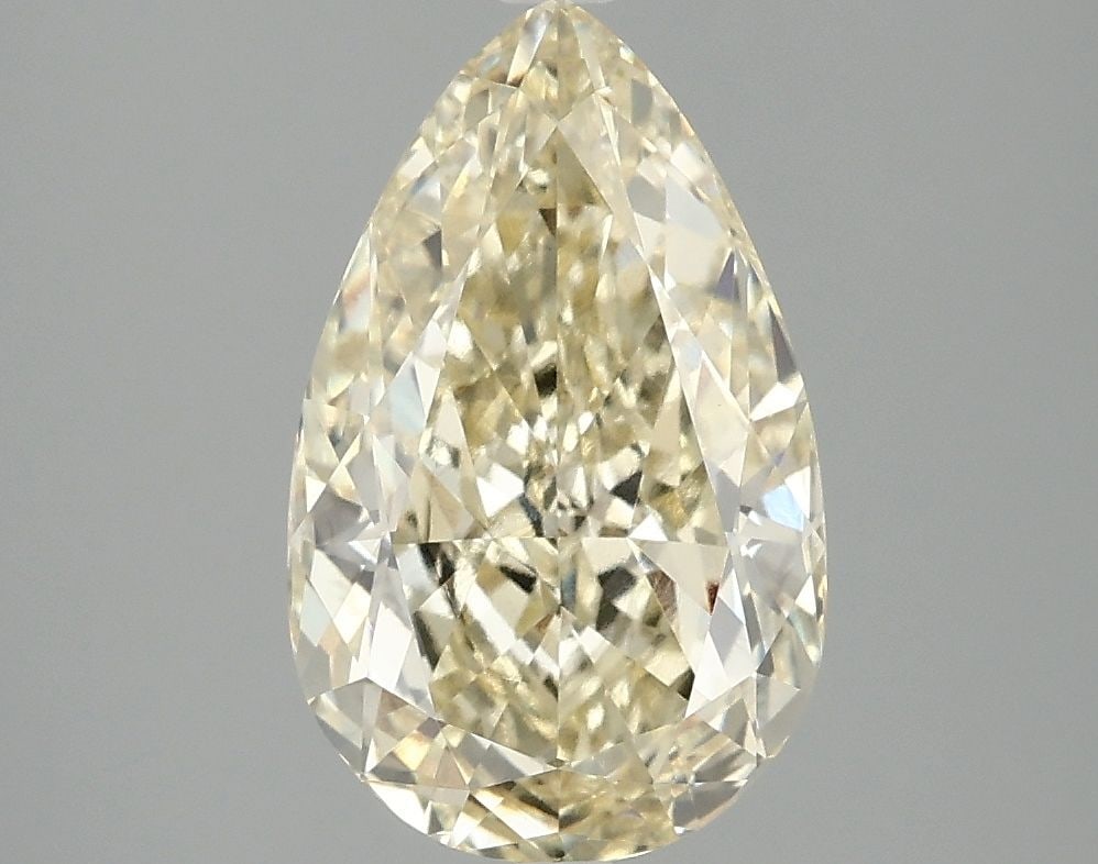 Loose Diamond - PEAR 3.03ct Fancy Intense Yellow VS2: Loose Diamond - PEAR 3.03ct Fancy Intense Yellow VS2 Source: This is a real non-mined Diamond that has been grown in a lab Shape: PEAR Carats: 3.03 Color: Fancy Intense Yellow Certification: IGI Video