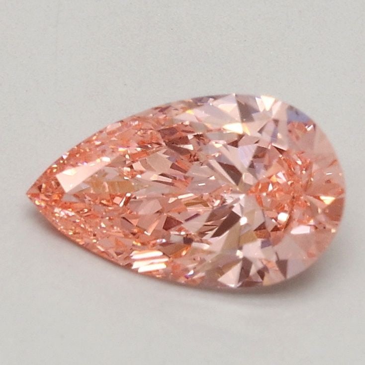 Loose Diamond - PEAR 0.64ct Fancy Vivid Pink VS1: Loose Diamond - PEAR 0.64ct Fancy Vivid Pink VS1 Source: This is a real non-mined Diamond that has been grown in a lab Shape: PEAR Carats: 0.64 Color: Fancy Vivid Pink Certification: IGI Video: