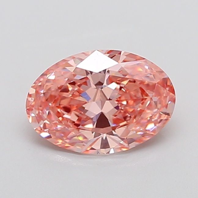 Loose Diamond - OVAL 2.08ct Fancy Vivid Brownish Pink VS1: Loose Diamond - OVAL 2.08ct Fancy Vivid Brownish Pink VS1 Source: This is a real non-mined Diamond that has been grown in a lab Shape: OVAL Carats: 2.08 Color: Fancy Vivid Brownish Pink Certification: