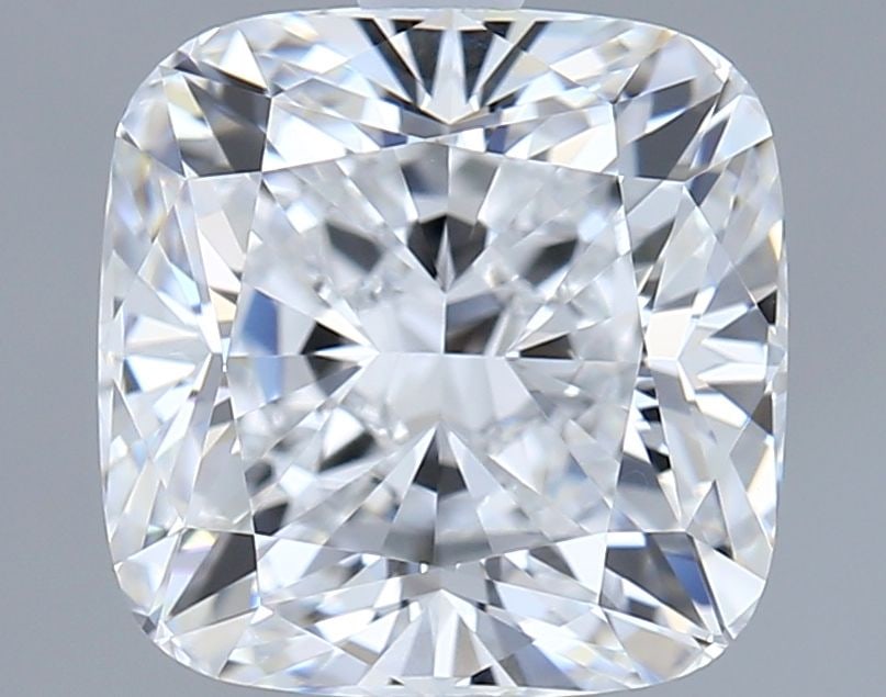 Loose Diamond - CUSHION MODIFIED 2.55ct D VVS2: Loose Diamond - CUSHION MODIFIED 2.55ct D VVS2 Source: This is a real non-mined Diamond that has been grown in a lab Shape: CUSHION MODIFIED Carats: 2.55 Color: D Clarity: VVS2 Certification: IGI Vide