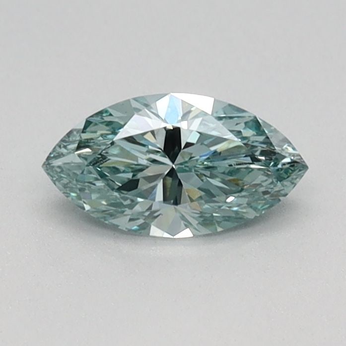 Loose Diamond - MARQUISE 0.33ct Fancy Vivid Green VS1: Loose Diamond - MARQUISE 0.33ct Fancy Vivid Green VS1 Source: This is a real non-mined Diamond that has been grown in a lab Shape: MARQUISE Carats: 0.33 Color: Fancy Vivid Green Certification: IGI