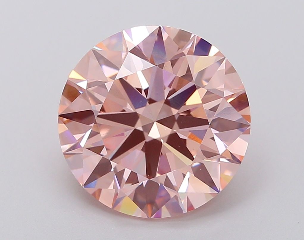 Ideal Loose Diamond - ROUND 5.4ct Fancy Intense Pink VVS2: Ideal Loose Diamond - ROUND 5.4ct Fancy Intense Pink VVS2 Source: This is a real non-mined Diamond that has been grown in a lab Shape: ROUND Carats: 5.4 Color: Fancy Intense Pink Certification: NONE V