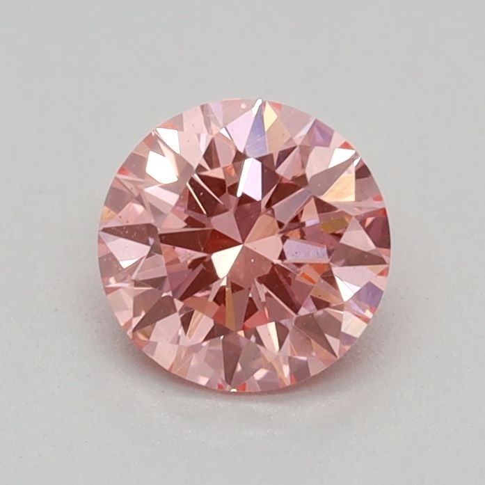 Loose Diamond - ROUND 0.34ct Fancy Vivid Pink VS2: Loose Diamond - ROUND 0.34ct Fancy Vivid Pink VS2 Source: This is a real non-mined Diamond that has been grown in a lab Shape: ROUND Carats: 0.34 Color: Fancy Vivid Pink Certification: IGI Video: