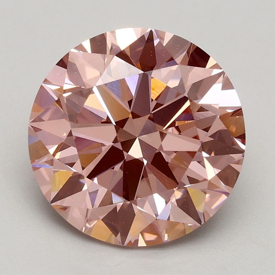Ideal Loose Diamond - ROUND 2.71ct Fancy Intense Pink VS1: Ideal Loose Diamond - ROUND 2.71ct Fancy Intense Pink VS1 Source: This is a real non-mined Diamond that has been grown in a lab Shape: ROUND Carats: 2.71 Color: Fancy Intense Pink Certification: IGI V