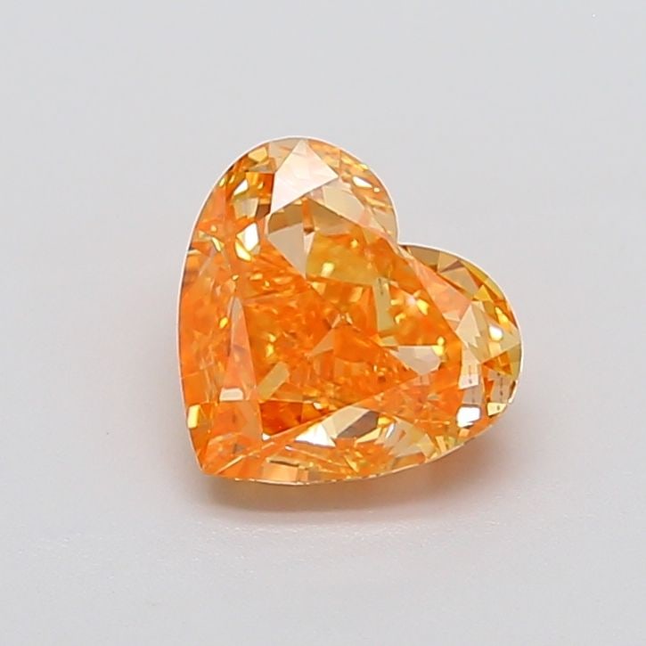 Loose Diamond - HEART 2.74ct Fancy Vivid Yellowish Orange VVS2: Loose Diamond - HEART 2.74ct Fancy Vivid Yellowish Orange VVS2 Source: This is a real non-mined Diamond that has been grown in a lab Shape: HEART Carats: 2.74 Color: Fancy Vivid Yellowish Orange Certi