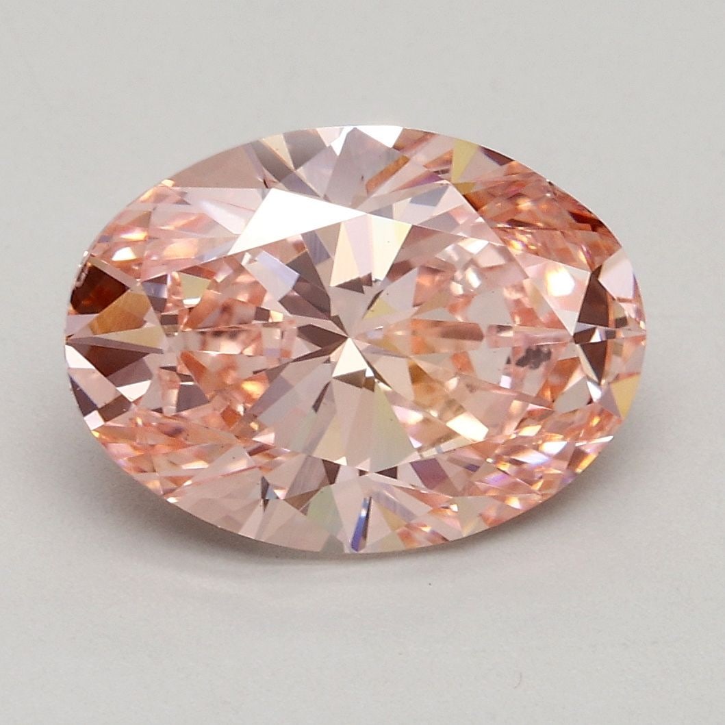 Loose Diamond - OVAL 2.51ct Fancy Intense Pink VS2: Loose Diamond - OVAL 2.51ct Fancy Intense Pink VS2 Source: This is a real non-mined Diamond that has been grown in a lab Shape: OVAL Carats: 2.51 Color: Fancy Intense Pink Certification: IGI Video: