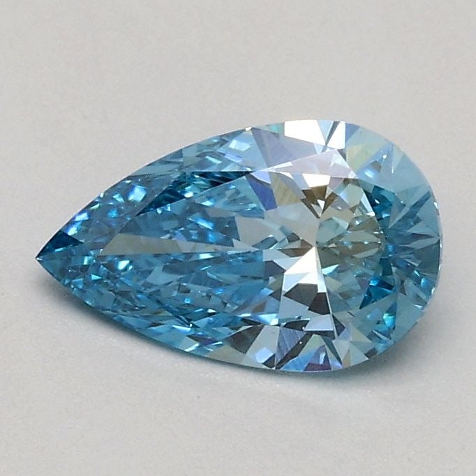 Loose Diamond - PEAR 0.48ct Fancy Vivid Blue VS1: Loose Diamond - PEAR 0.48ct Fancy Vivid Blue VS1 Source: This is a real non-mined Diamond that has been grown in a lab Shape: PEAR Carats: 0.48 Color: Fancy Vivid Blue Certification: IGI Video: