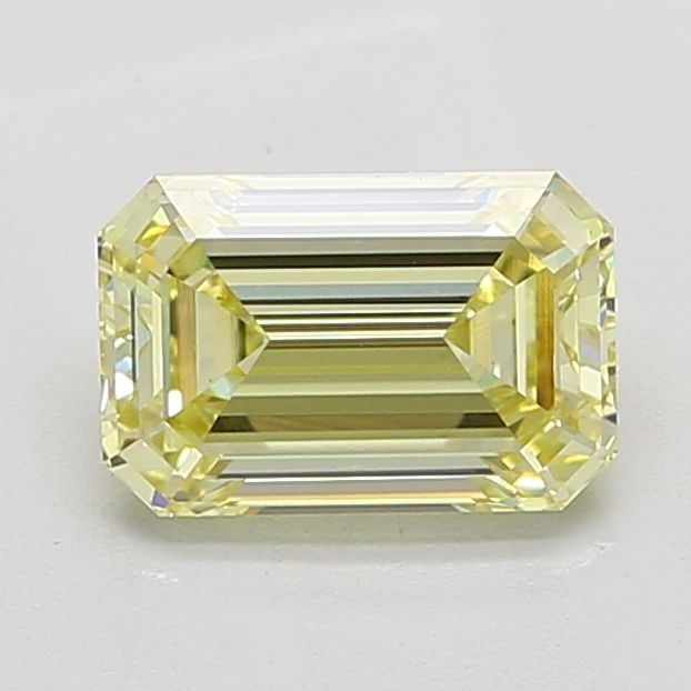 Loose Diamond - EMERALD 1.88ct Fancy Yellow VS1: Loose Diamond - EMERALD 1.88ct Fancy Yellow VS1 Source: This is a real non-mined Diamond that has been grown in a lab Shape: EMERALD Carats: 1.88 Color: Fancy Yellow Certification: IGI The Diamond Dep