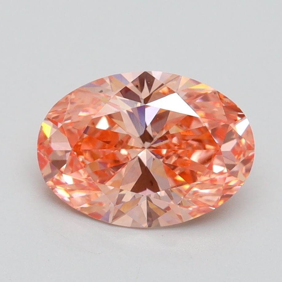 Loose Diamond - OVAL 1.7ct Fancy Vivid Pink VS2: Loose Diamond - OVAL 1.7ct Fancy Vivid Pink VS2 Source: This is a real non-mined Diamond that has been grown in a lab Shape: OVAL Carats: 1.7 Color: Fancy Vivid Pink Certification: IGI Video: