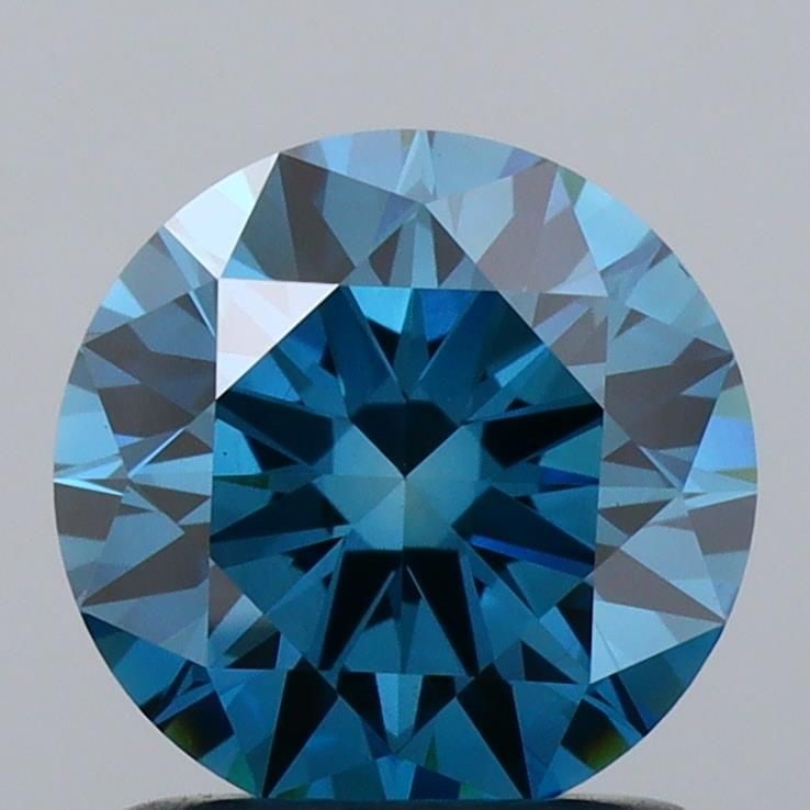 Ideal Loose Diamond - ROUND 1.2ct Fancy Vivid Blue VS1 (1 of 1)