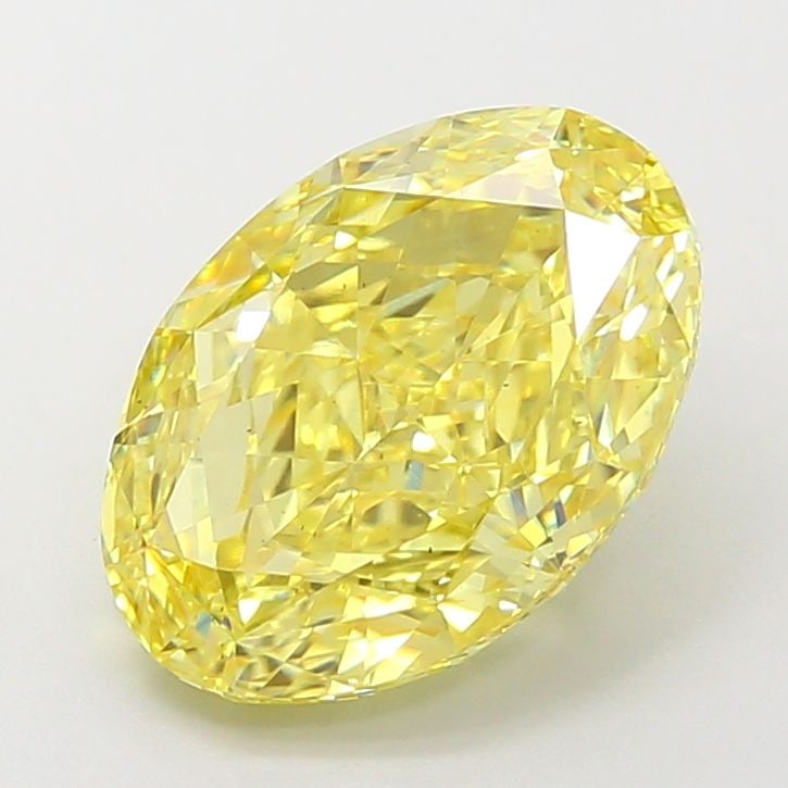 Loose Diamond - OVAL 4.0ct Fancy Intense Yellow VS1: Loose Diamond - OVAL 4.0ct Fancy Intense Yellow VS1 Source: This is a real non-mined Diamond that has been grown in a lab Shape: OVAL Carats: 4.0 Color: Fancy Intense Yellow Certification: IGI Video: