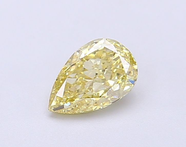 Loose Diamond - PEAR 0.57ct Fancy Vivid Yellow VS1: Loose Diamond - PEAR 0.57ct Fancy Vivid Yellow VS1 Source: This is a real non-mined Diamond that has been grown in a lab Shape: PEAR Carats: 0.57 Color: Fancy Vivid Yellow Certification: NONE Video: