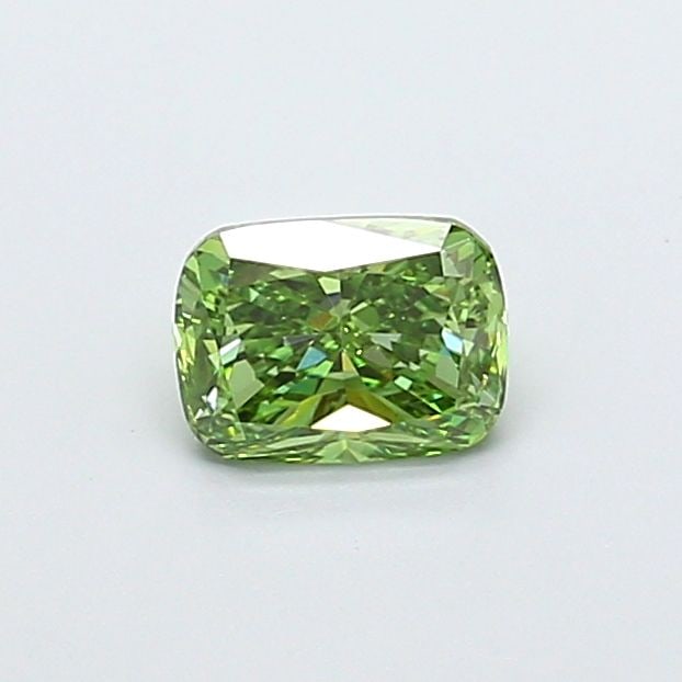 Loose Diamond - CUSHION MODIFIED 1.08ct Fancy Vivid Green VVS2: Loose Diamond - CUSHION MODIFIED 1.08ct Fancy Vivid Green VVS2 Source: This is a real non-mined Diamond that has been grown in a lab Shape: CUSHION MODIFIED Carats: 1.08 Color: Fancy Vivid Green Certi