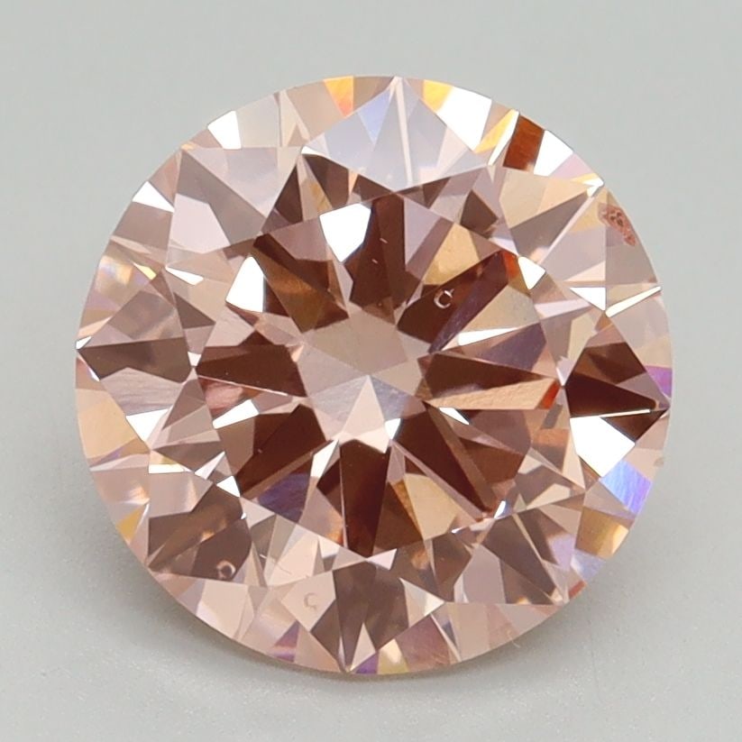 Loose Diamond - ROUND 2.59ct Fancy Intense Pink VS2: Loose Diamond - ROUND 2.59ct Fancy Intense Pink VS2 Source: This is a real non-mined Diamond that has been grown in a lab Shape: ROUND Carats: 2.59 Color: Fancy Intense Pink Certification: IGI Video: