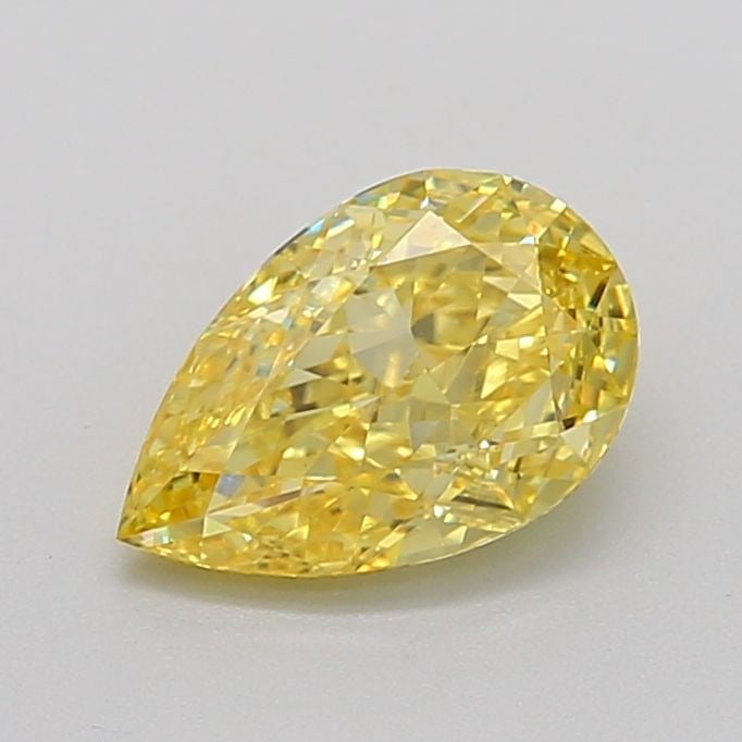 Loose Diamond - PEAR 1.52ct Fancy Vivid Yellow VS1: Loose Diamond - PEAR 1.52ct Fancy Vivid Yellow VS1 Source: This is a real non-mined Diamond that has been grown in a lab Shape: PEAR Carats: 1.52 Color: Fancy Vivid Yellow Certification: IGI Video: